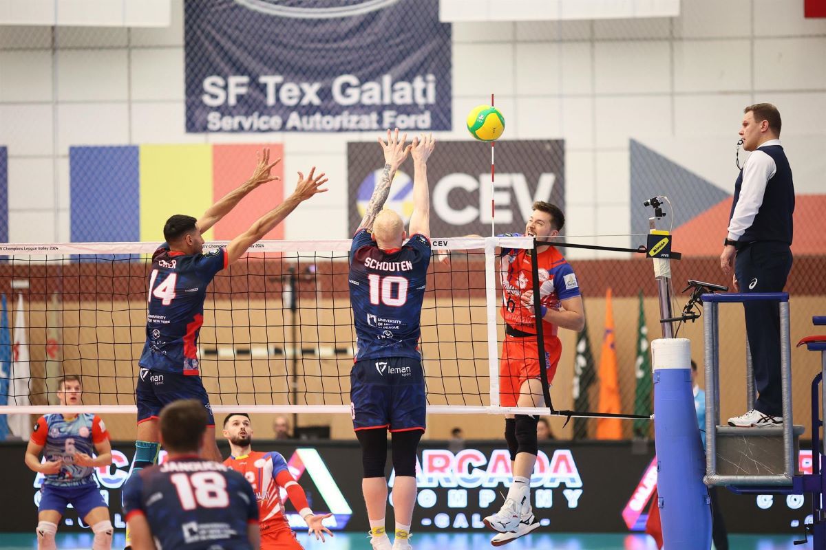 Arcada Galați, prima victorie în grupele Ligii Campionilor » A întors de la 1-2 la seturi!