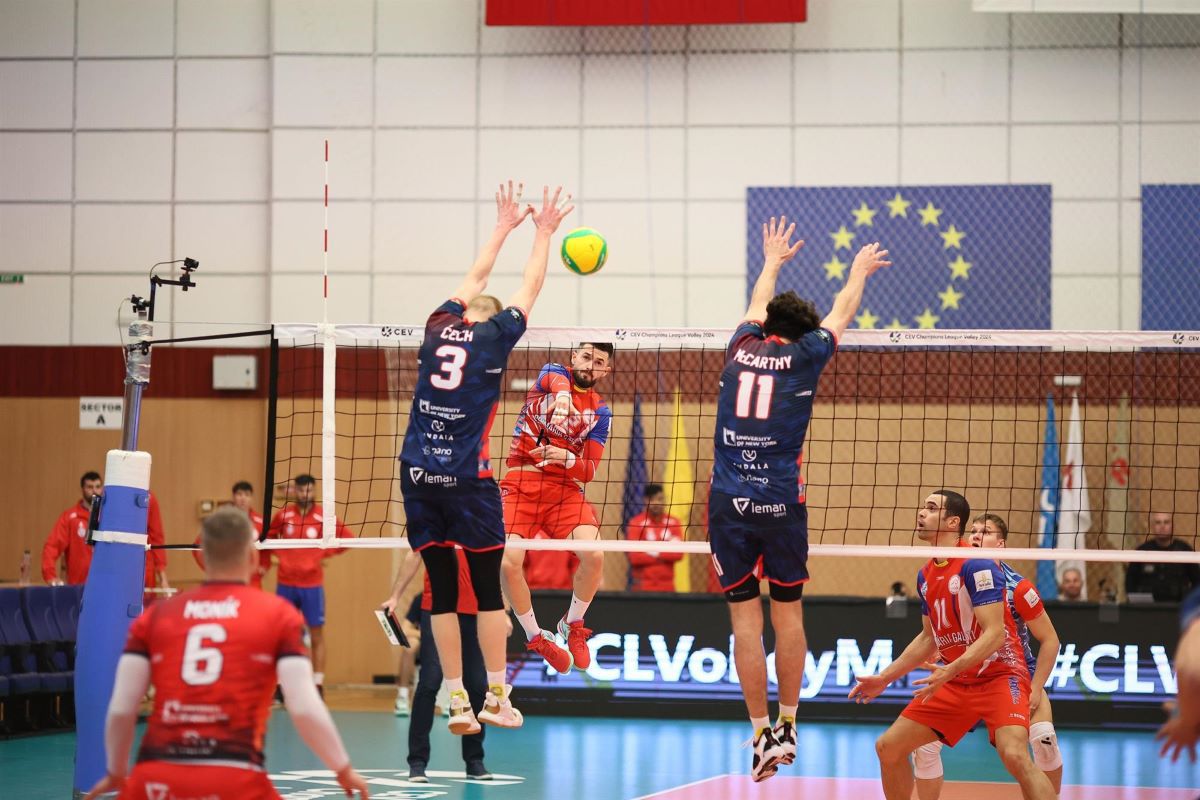 Arcada Galați, prima victorie în grupele Ligii Campionilor » A întors de la 1-2 la seturi!