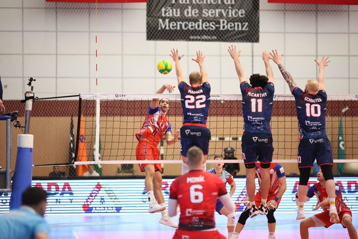 Arcada Galați, prima victorie în grupele Ligii Campionilor » A întors de la 1-2 la seturi!