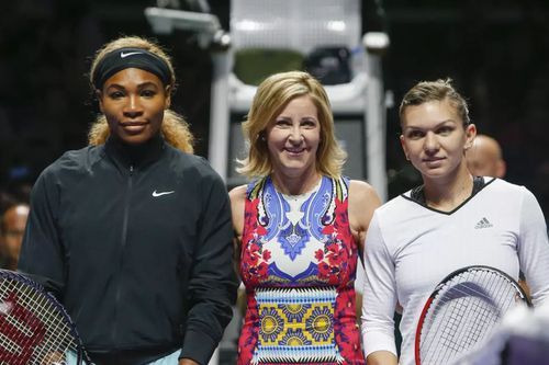 Serena Williams, Chris Evert și Simona Halep / Foto: Getty Images