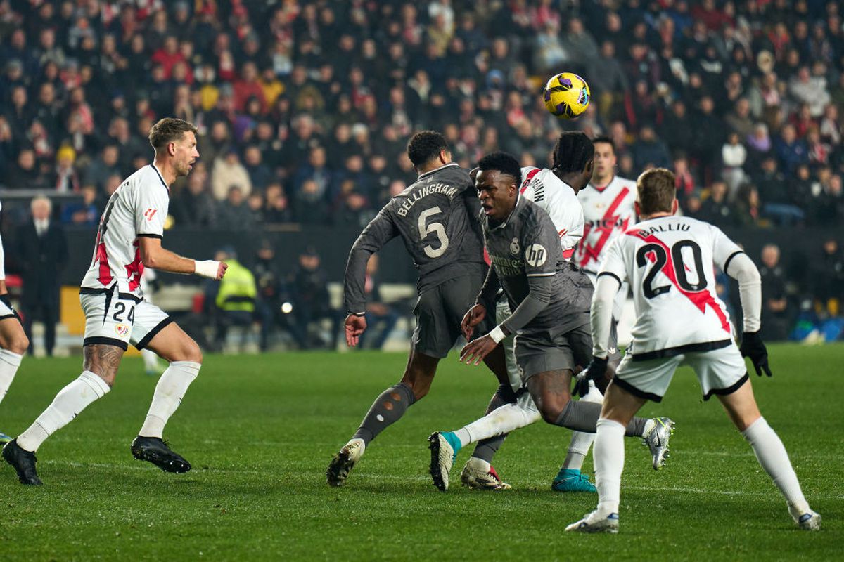 Vinicius a cerut penalty în Rayo Vallecano - Real Madrid