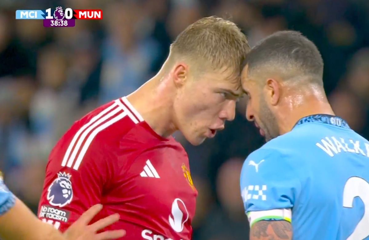 Rasmus Hojlund versus Kyle Walker