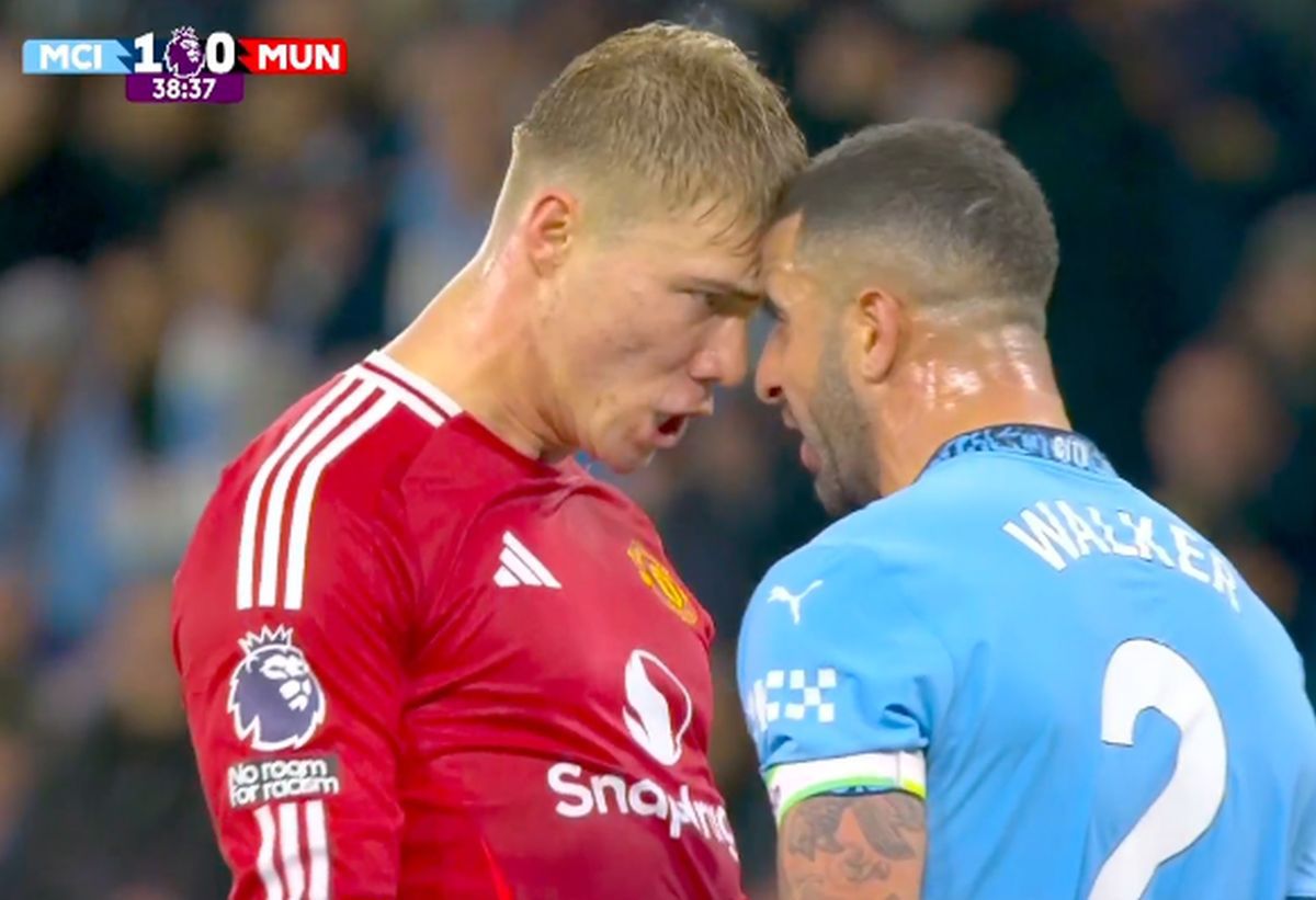 Rasmus Hojlund versus Kyle Walker