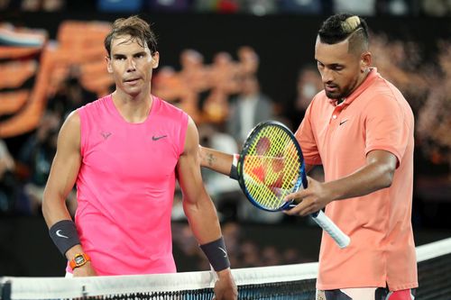 Nick Kyrgios și Rafael Nadal/Foto: Getty Images