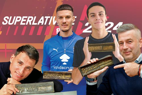 Dennis Man (Fotbalistul Anului), Edward Iordănescu (Antrenorul Anului), Risto Radunovic (Jucătorul Străin al anului) și David Popovici (Sportivul Anului)