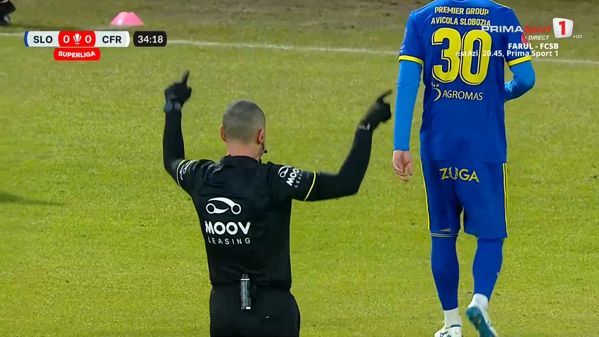 Dan Petrescu, de necontrolat în Unirea Slobozia - CFR Cluj » „Galben” în prima repriză, eliminat spre final!