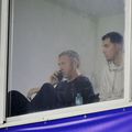 Andre Duarte și Mihai Stoica, la meciul Unirea Slobozia - FCSB