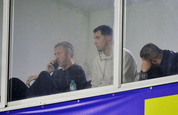 Fotbalistul abia transferat de FCSB, prezent la meciul cu Slobozia » A urmărit partida alături de Mihai Stoica și Florin Cernat