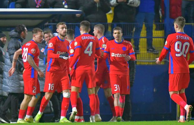 FCSB, victorie cu emoții la Clinceni! Salvați de eliminarea din repriza secundă » Clasamentul în Superliga