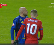 Florin Tănase, cartonaș galben pentru proteste în Slobozia - FCSB // FOTO: captură Prima Sport
