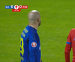 Florin Tănase, cartonaș galben pentru proteste în Slobozia - FCSB // FOTO: captură Prima Sport
