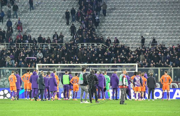 Haos total la Fiorentina » Echipa în „carantină”, sub escorta polițiștilor! Dzeko a rămas să înfrunte fanii