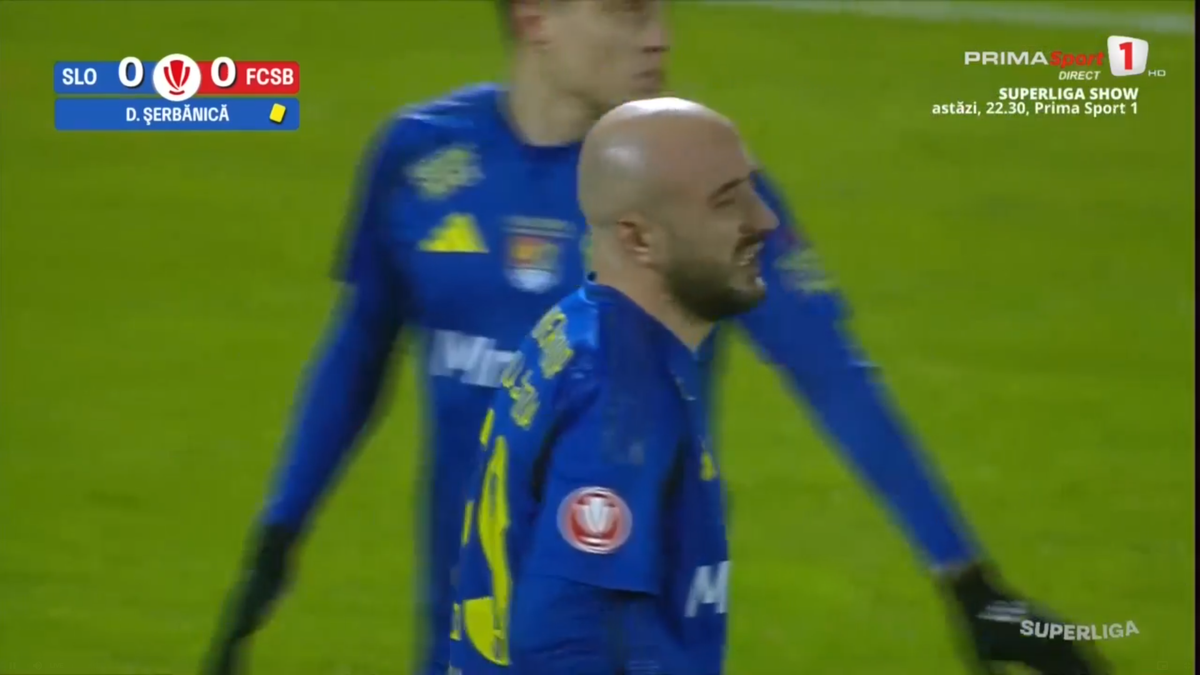 Amendă? Tănase a comis-o în Slobozia - FCSB » Răsturnare de situație după 5 minute