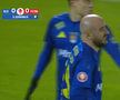Florin Tănase, cartonaș galben pentru proteste în Slobozia - FCSB // FOTO: captură Prima Sport