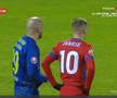 Florin Tănase, cartonaș galben pentru proteste în Slobozia - FCSB // FOTO: captură Prima Sport