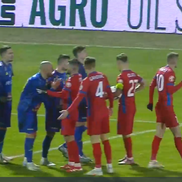 Florin Tănase, cartonaș galben pentru proteste în Slobozia - FCSB // FOTO: captură Prima Sport