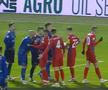 Florin Tănase, cartonaș galben pentru proteste în Slobozia - FCSB // FOTO: captură Prima Sport