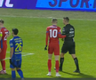 Florin Tănase, cartonaș galben pentru proteste în Slobozia - FCSB // FOTO: captură Prima Sport
