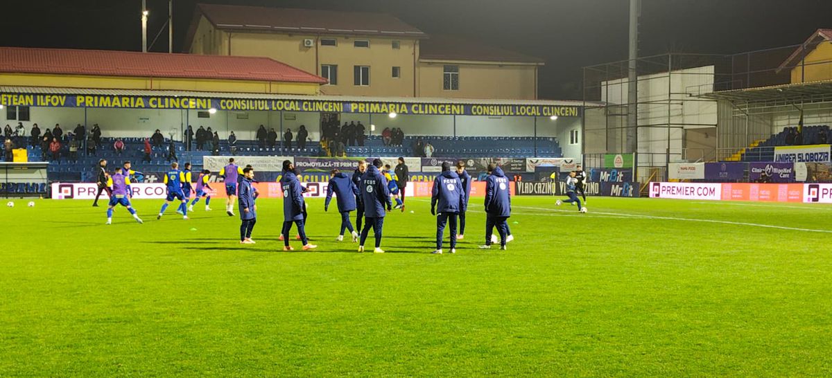 Unirea Slobozia - FCSB, înainte de meci (12 dec 2025)