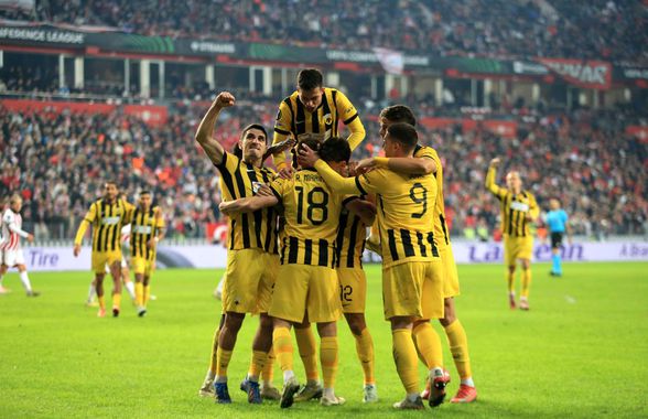 AEK Atena, dezlănțuită înaintea meciului cu Universitatea Craiova » Victorie ZDROBITOARE în campionat