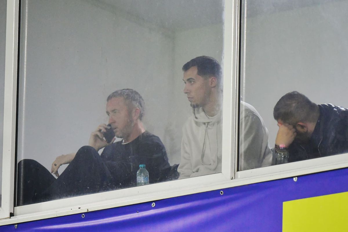 Andre Duarte a urmărit Unirea Slobozia - FCSB alături de Mihai Stoica