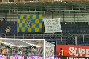 Haz de necaz! Banner-ul afișat în Slobozia - FCSB: „Avem echipă, avem valoare...”