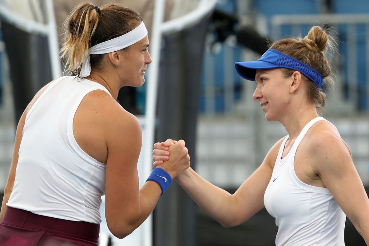 Simona Halep, eliminată de la WTA Adelaide » Aryna Sabalenka, cuvinte superbe despre Halep: „Și la 5-0 mă așteptam să revină, e o mare luptătoare”