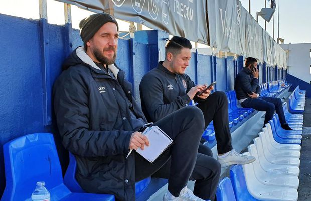 FCSB - FC BASEL // FOTO EXCLUSIV Scouteri din Germania la amicalul „roș-albaștrilor”: „Sunt mulți jucători interesanți”