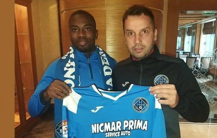 Aristote N’Dongala, fost mijlocaș la Nantes, a sosit în Liga 1 la Clinceni: „Îmi place stilul de joc din România”