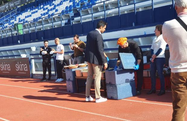FCSB - BASEL 0-1 // VIDEO + FOTO Și-au instalat bucătaria pe teren! Secvențe inedite la finalul amicalului formației lui Bogdan Vintilă