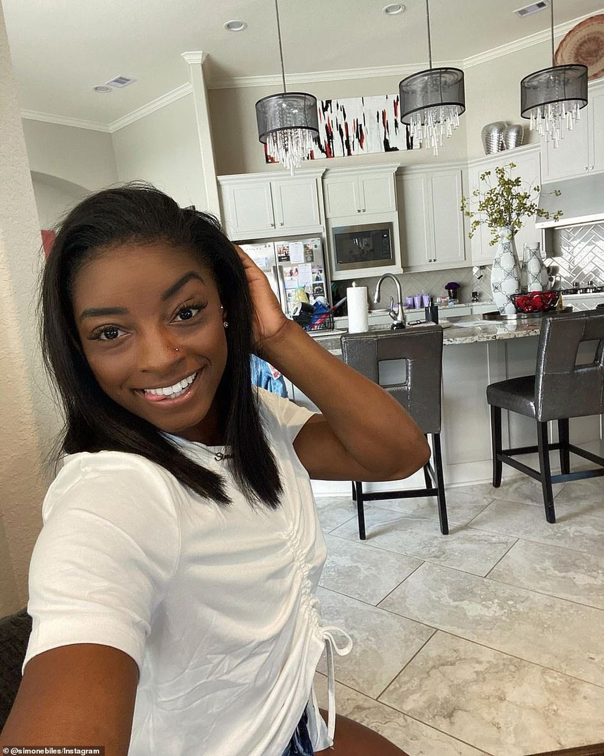Simone Biles - casa Texas