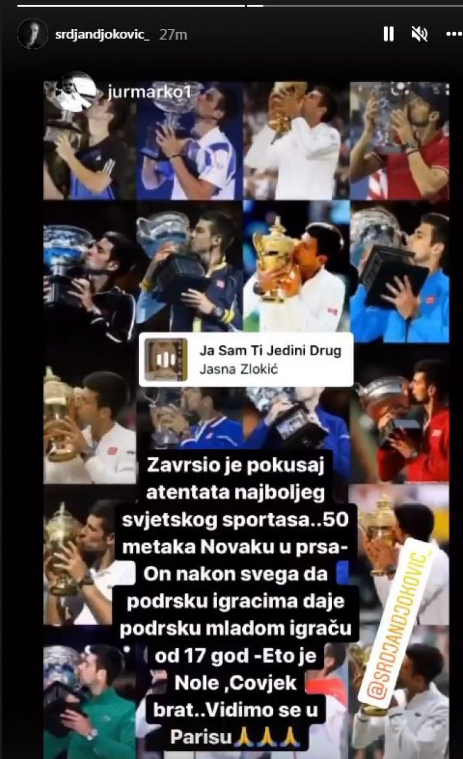Tatăl lui Novak Djokovic, mesaj dur pe Instagram: „Tentativa de asasinat s-a terminat cu 50 de gloanțe în piept” + Președintele Serbiei: „Nole a fost umilit!”