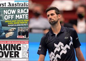 „Djokovic, valea!” » Prima pagină care i-a întărâtat pe sârbi: „Nenorociților, e dezgustător ce faceți!”