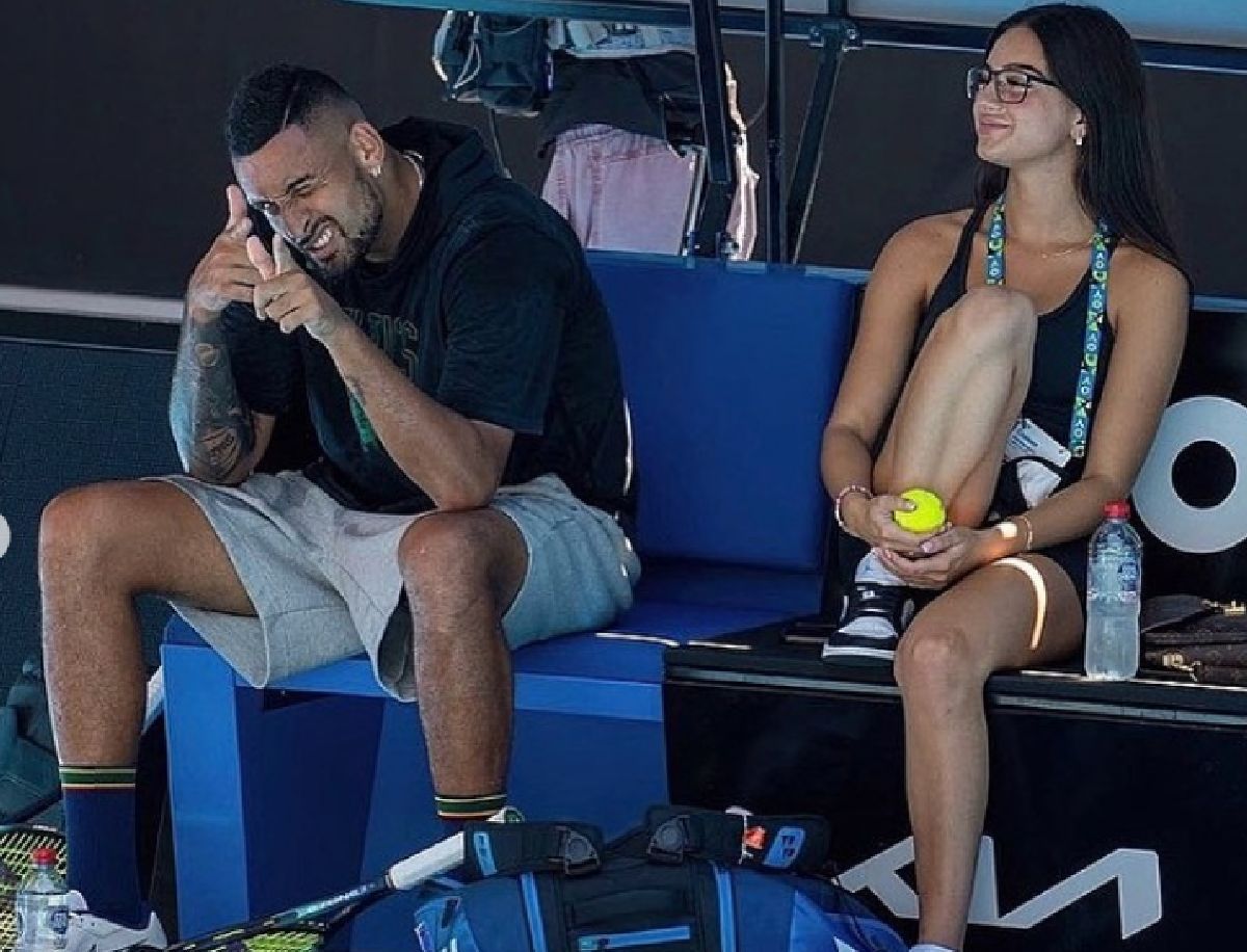Nick Kyrgios și Costeen Hatzi. Foto: Instagram