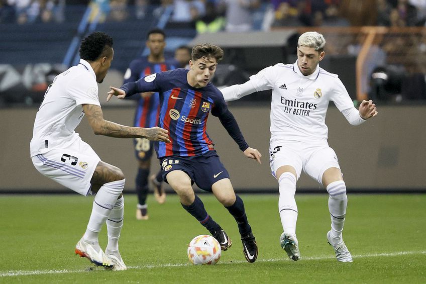 Gavi, în acțiune în Real Madrid - Barcelona // sursă foto: Imago Images