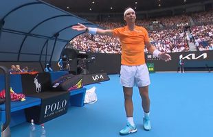 Rafael Nadal, protagonistul unui moment bizar la Australian Open: „Copilul de mingi mi-a luat racheta”