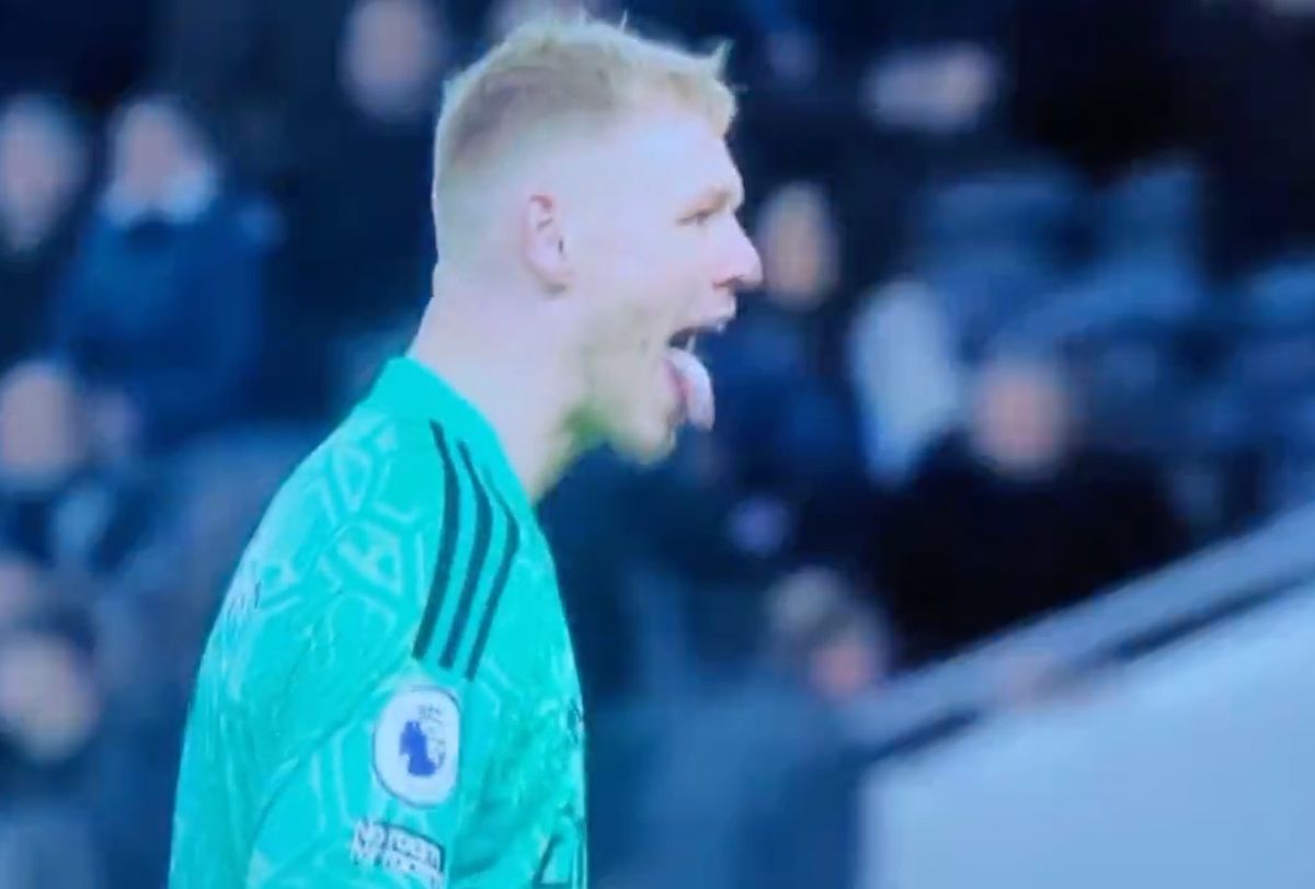 Imagini scandaloase după Tottenham - Arsenal! Portarul liderului din Premier League, lovit de un suporter coborât din tribună