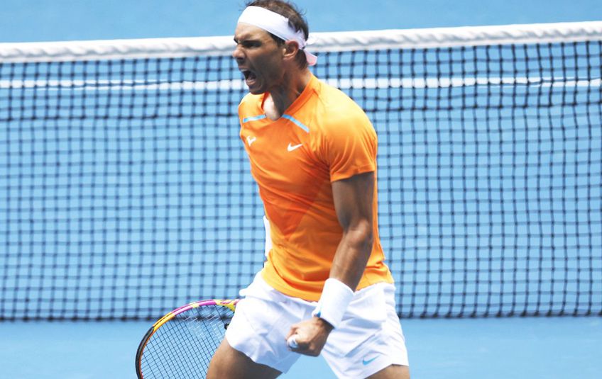 Rafael Nadal s-a calificat în turul 2 la Australian Open 2023 // FOTO: Imago