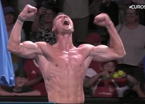 Mr. Olympia” la Australian Open » Imaginea devenită virală după „maratonul” din primul tur