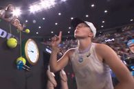„Nu face asta, OK?!” » Iga Swiatek aproape că a fost lovită de un spectator după victoria de la Australian Open