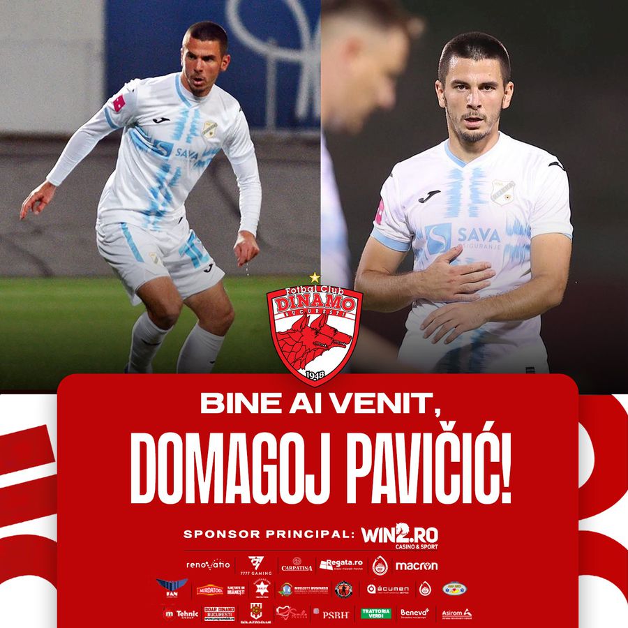 Al doilea transfer oficial la Dinamo: are 4 titluri în palmares