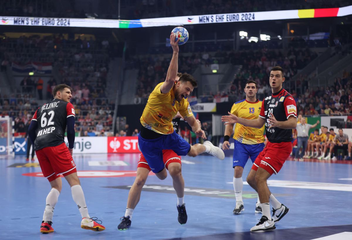 Cele mai spectaculoase imagini din Croația - România, ultimul meci al „tricolorilor” la Campionatul European de handbal masculin