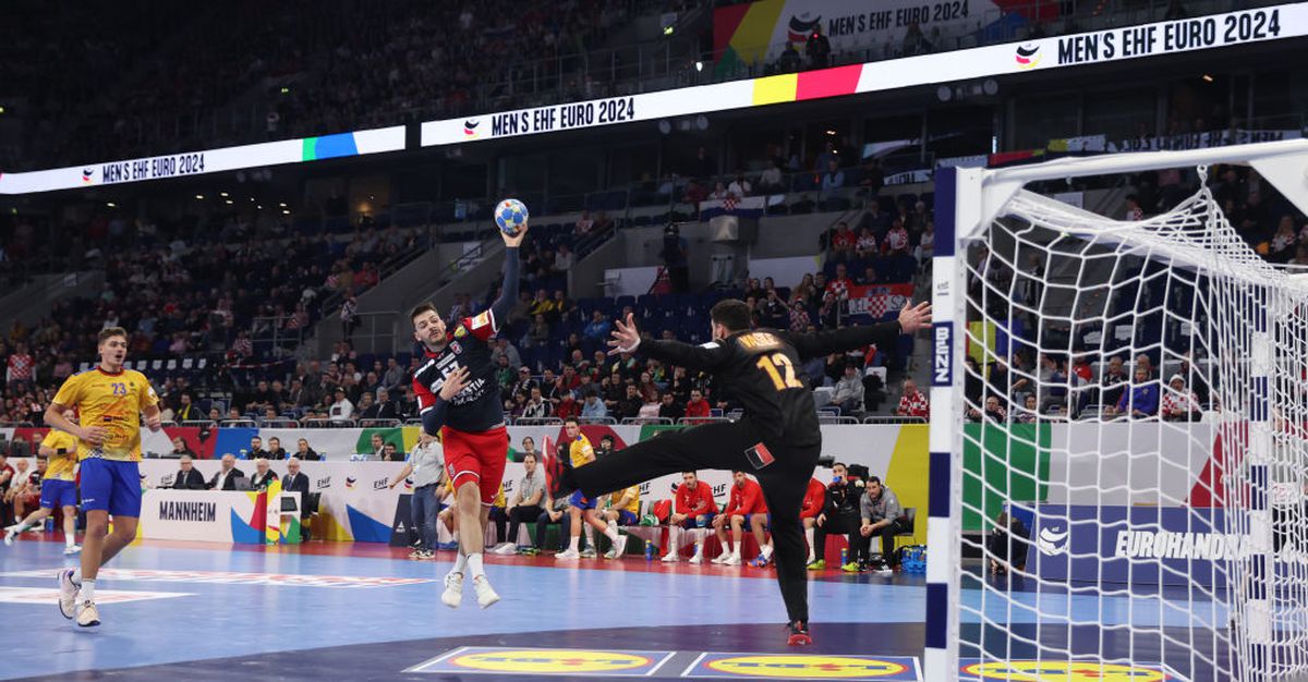 Cele mai spectaculoase imagini din Croația - România, ultimul meci al „tricolorilor” la Campionatul European de handbal masculin