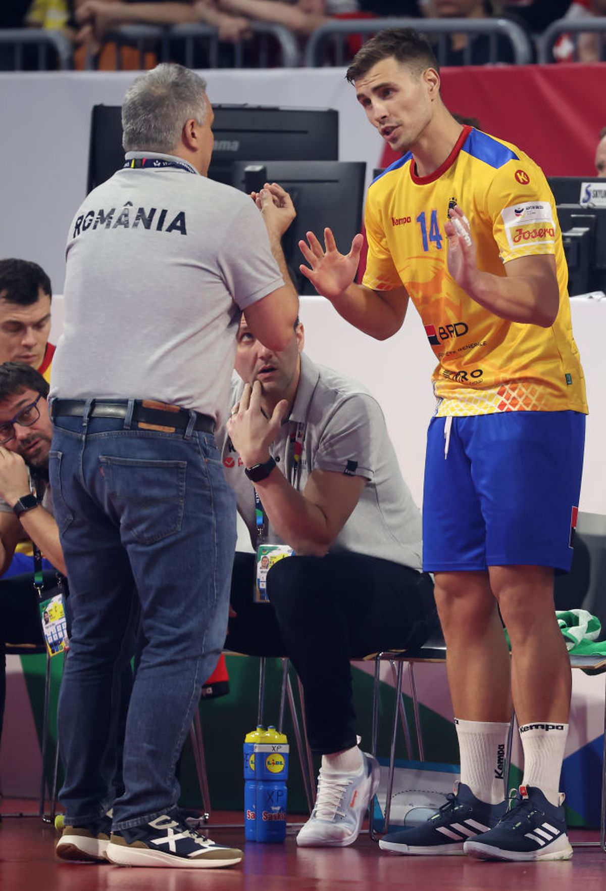 Cele mai spectaculoase imagini din Croația - România, ultimul meci al „tricolorilor” la Campionatul European de handbal masculin