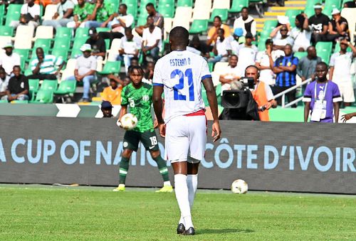 Esteban Orozco, în partida Guineea Ecuatorială - Nigeria 1-1 / Sursă foto: Imago Images