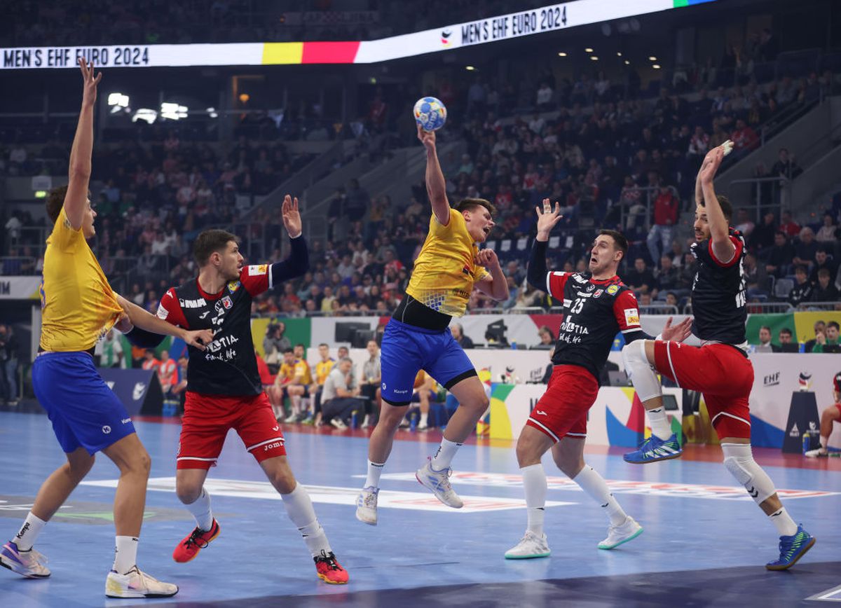 Cele mai spectaculoase imagini din Croația - România, ultimul meci al „tricolorilor” la Campionatul European de handbal masculin