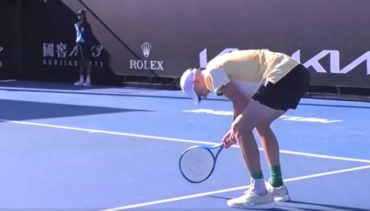 Jack Draper a vomitat după meciul din turul 1 de la Australian Open