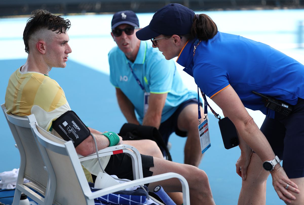 Jack Draper a vomitat după meciul din turul 1 de la Australian Open