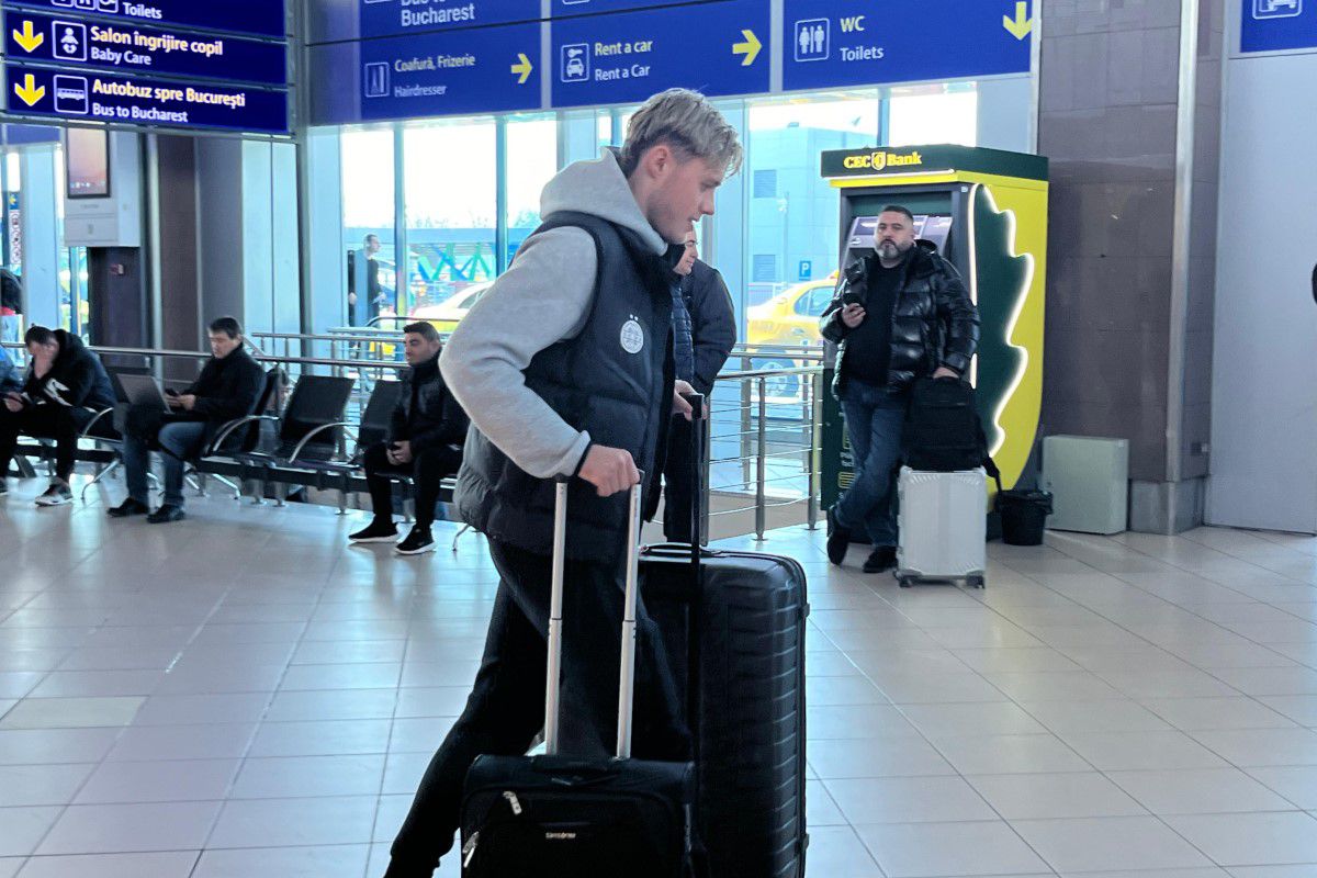 FCSB s-a întors din Antalya » Și cu brațul imobilizat, „Iron Man” Olaru n-a vrut să audă de ajutor