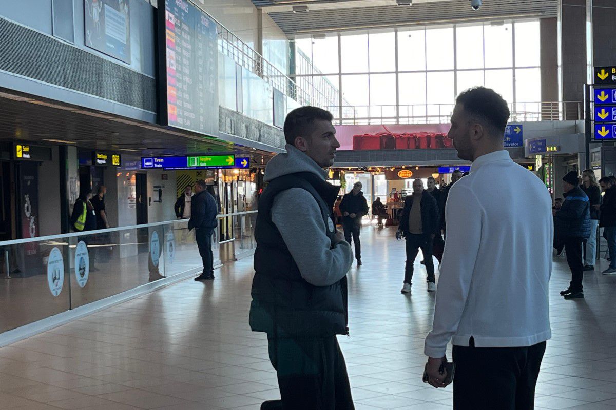 FCSB s-a întors din Antalya » Și cu brațul imobilizat, „Iron Man” Olaru n-a vrut să audă de ajutor